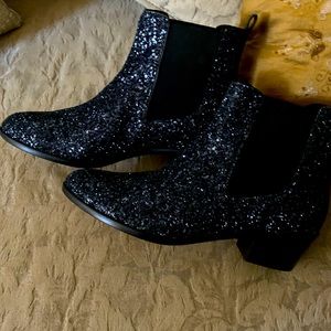 J.Crew Chelsea Glitter Boots